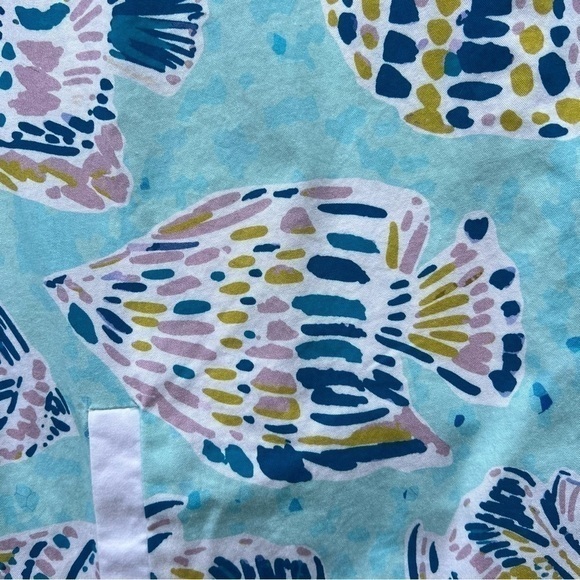 Tyler Boe Fish Print Dress with pockets Lilly Pulitzer Fun Beachy Inspired Style - Picture 14 of 15